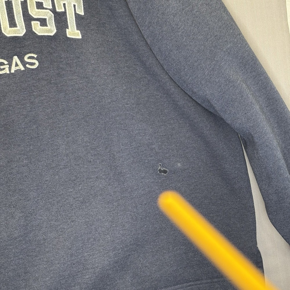 Vintage Stardust Las Vegas Casino 1/4 Zip Sweatshirt Mens 2XL Navy Red Rock - Picture 7 of 9